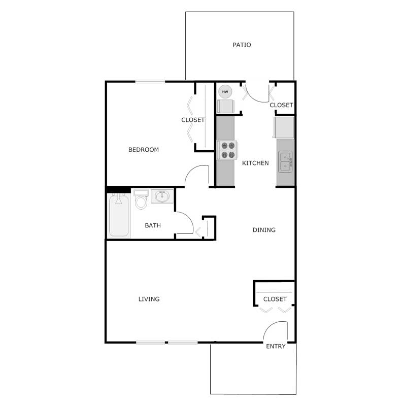 Floor Plans Park Meadow Apartments Gaylord, MI A PRE/3 Property